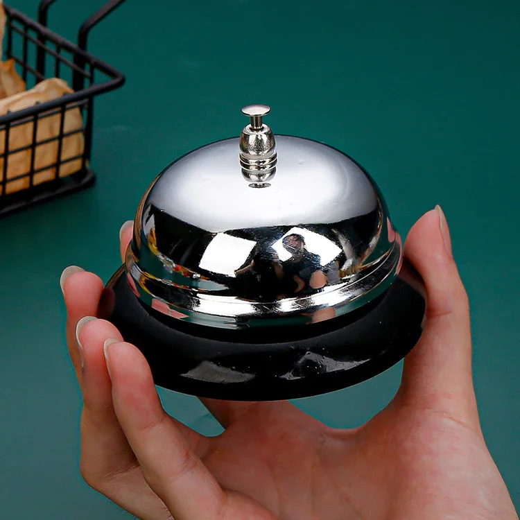 1pc Table Order Bell Multi Color Handbell For Restaurant Kitchen Bar Waitstaff Call Pet Training Classroom School Party Games