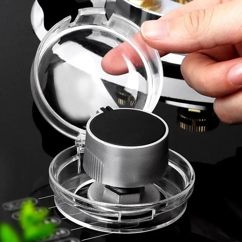 ~2Pcs Children Security Protection Stove Protector Cover Gas Stove Cover Children Kitchen Safety Baby Safety Lock