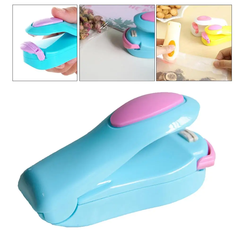 Plastic Bag Sealer Mini Handheld Heat Sealing Machine Portable Packing Device for Kitchen Snacks