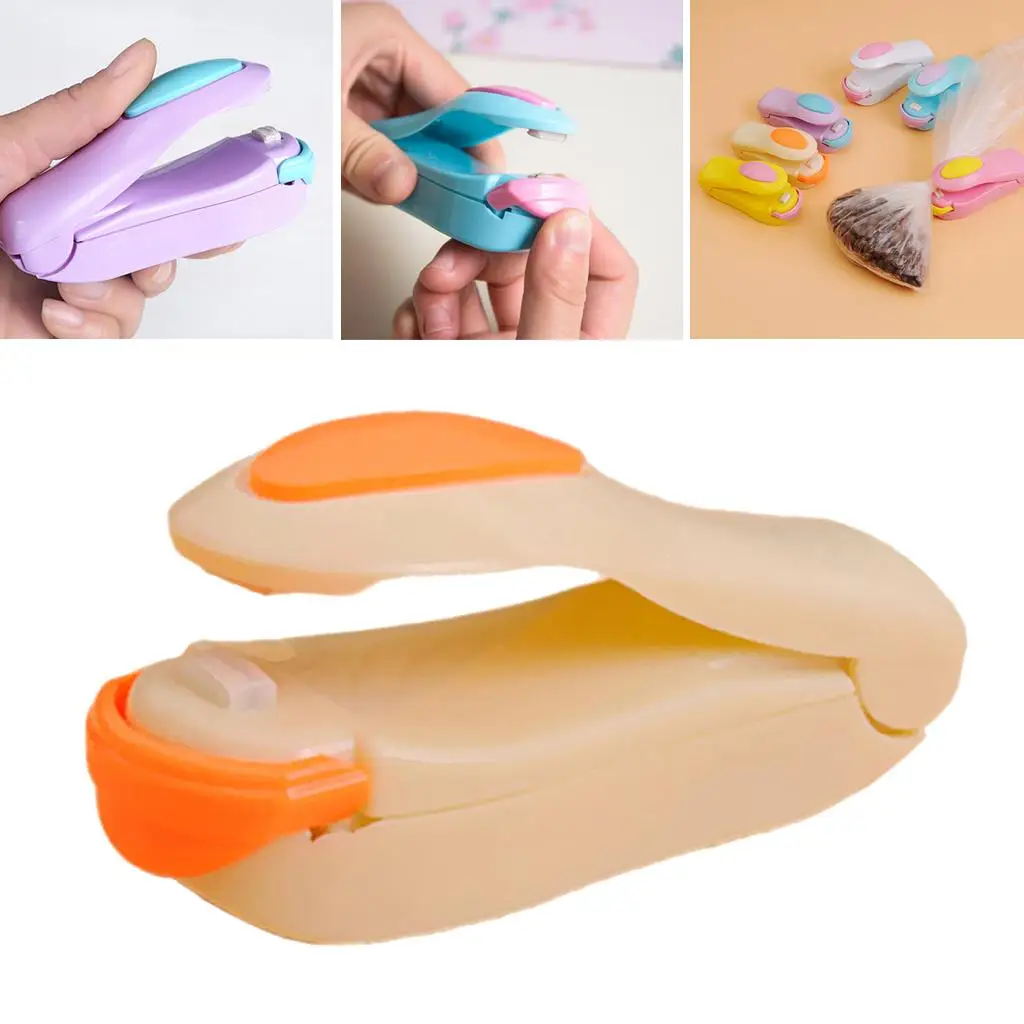 Plastic Bag Sealer Mini Handheld Heat Sealing Machine Portable Packing Device for Kitchen Snacks